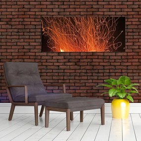 Tablou cu focul (120x50 cm)