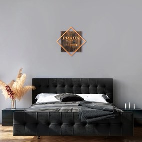 Accesoriu decorativ de perete din lemn Fashion - Copper