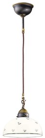 Lustră pe cablu Kolarz 731.30.20 NONNA 1xE27/75W/230V d. 20 cm verde