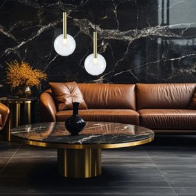 Lustră pe cablu NIKO 1xG9/9W/230V d. 20 cm auriu