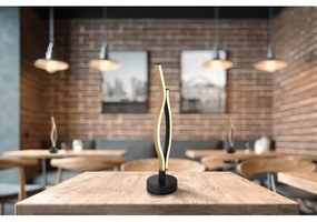 Lampă LED de masă GERONIMO LED/12W/230V negru/maro Globo 67206TW