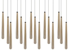 Lustră aurie LED Cala – Trio Select