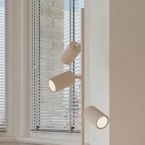 Sollux SL.2018 - Lampadar KARBON 3xGU10/10W/230V crem