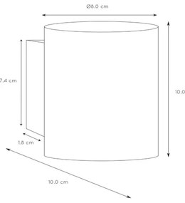 Lucide 23252/01/31 - Aplica perete XERA 1xG9/42W/230V alb