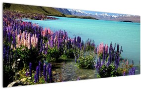 Tablou cu lac (120x50 cm), în 40 de alte dimensiuni noi