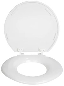 WENKO 25112100 - Capac WC TORINO 44 x 43,5 cm, alb