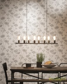 Lustra moderna cu 8 surse de lumina directionabile MIAMI, negru MIAMI/H8/B