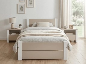 Pat IKAROS DOUBLE 80 x 200 cm casmir bej, LATA FARA SALTEA