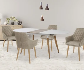 Masă de sufragerie Avery (pentru 6 până la 8 persoane). Promo -6%. 796645