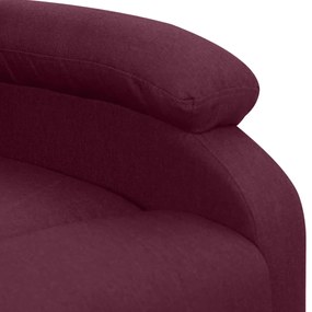 Fotoliu de masaj rabatabil vertical, violet, material textil 1, Violet