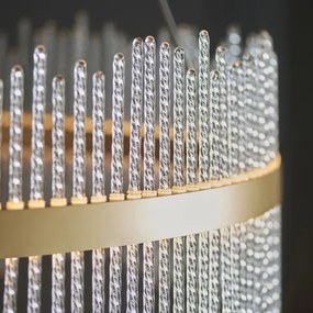 Endon 107672 - Lustră LED ADRIEL dimabilă pe cablu, 83W, 230V, 3000K, aurie