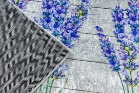 ANDRE 2716 covor lavabil Lavandă anti-alunecare - gri / violet