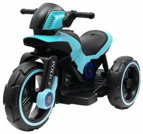 Motocicletă electrică pentru copii Baby Mix Policealbastră, 100 x 50 x 61 cm