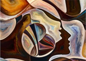 Tablou - Abstractizarea capetelor (70x50 cm)