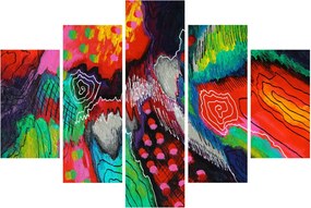 Tablou abstract - culori (150x105 cm)