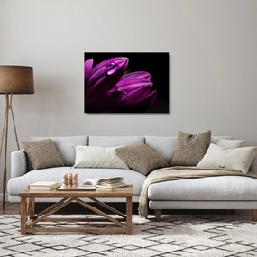 Tablou pe sticlă - Picătura de apă (70x50 cm)