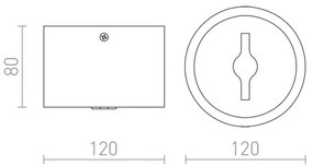 Spot LED dimabil KELLY 15W/230V negru RED-Design Rendl-R12634