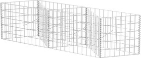 vidaXL Coș gabion, 120 x 30 x 50 cm, oțel galvanizat