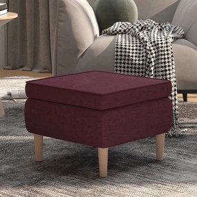 Scaun cu picioare din lemn, violet, material textil 1, Violet