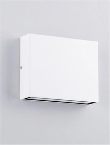 Aplica LED iluminat exterior ambiental IP54 TICK II alba