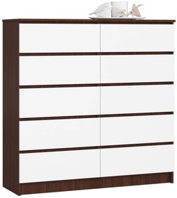 Comodă Kapil III (wenge + alb). 1069149