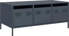 vidaXL Măsuță de cafea antracit 101,5x50x43,5 cm, oțel laminat la rece