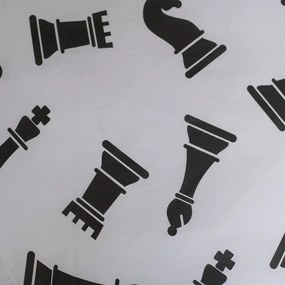 Sport Set de lenjerie de pat șah 140×200cm, 70×90 cm
