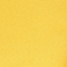 Scaune de bucatarie pivotante, 2 buc., galben, textil 2, Galben