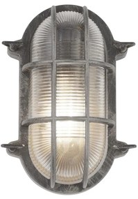 Aplica de perete sau tavan design industrial IP44 Bulkhead Oval
