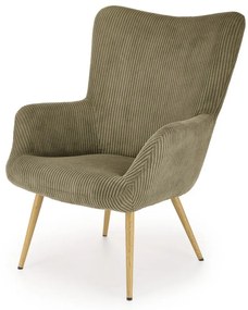 Fotoliu Amaro velvet olive H97 cm