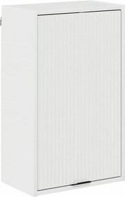 vidaXL Dulap de Baie Pe perete cu ușă Alb lucios 39 x 23,5 x 65 cm