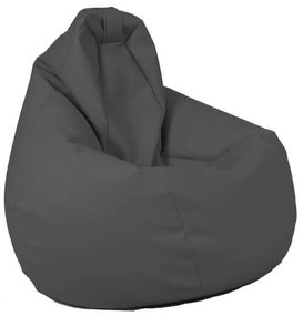 Fotoliu puf copii, Nirvana Light Pufrelax, Material Piele ecologica - Grey