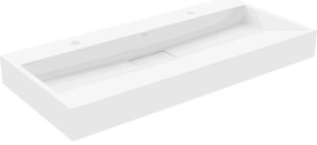 Mexen Ava chiuvetă deasupra blatului din conglomerat 2/O 100 x 46 cm, albă - 23011002