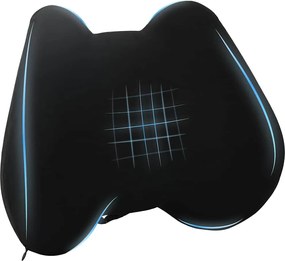 vidaXL Perna pentru spate Negru 40 x 32 x 13 cm Spumă cu Memorie