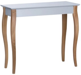 Masă Ragaba Console, lungime 85 cm, gri deschis