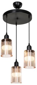 Lustra Solmira Negru 30x80 cm