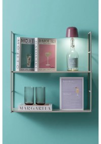 Cutie de depozitare albă/verde din hârtie decorativă 18x4x25 cm Mojito – PT LIVING