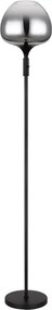 Globo 15548S2 - Lampă de podea MAXY 1xE27/40W/230V neagră