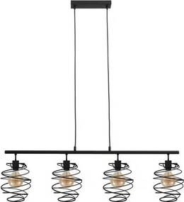 Briloner 4871-045 - Lustră suspendată pe cablu 4xE27/60W/230V