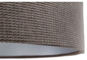 Lustră pe cablu TWIST 1xE27/60W/230V maro/argintiu