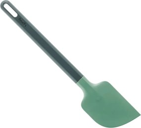 Spatula Lekue 1010186, 28,5 cm, Rezistenta la zgarieturi, 4/220 °C, Margine flexibila, verde