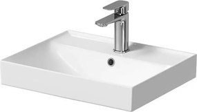 Lavoar incastrat alb mat Cersanit Larga Rocklite 50 cm