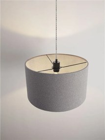 Lustra suspendata cu abajur gri SYRIN