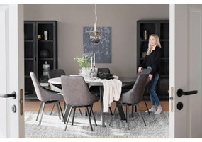 Scaun rotativ de birou gri Alison - Rowico