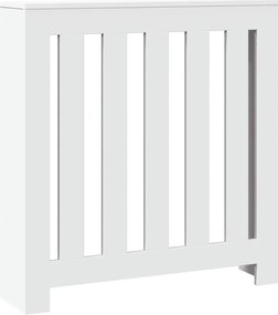 vidaXL Mască pentru calorifer, alb, 78x20x82 cm, lemn prelucrat