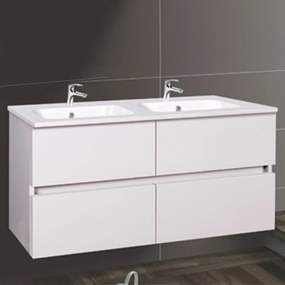 Unitate de toaletă cu 4 sertare Elois White 120