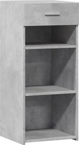 vidaXL Dulap, gri beton, 40x42,5x93 cm, lemn prelucrat
