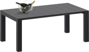 Masa Margo terasa, extensibila 180/ 100 cm, polipropilena - GRI ANTRACIT