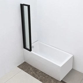 Paravan de baie Tribeca 110x140 cm negru