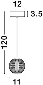 Pendul LED modern design elegant BRILLANTE